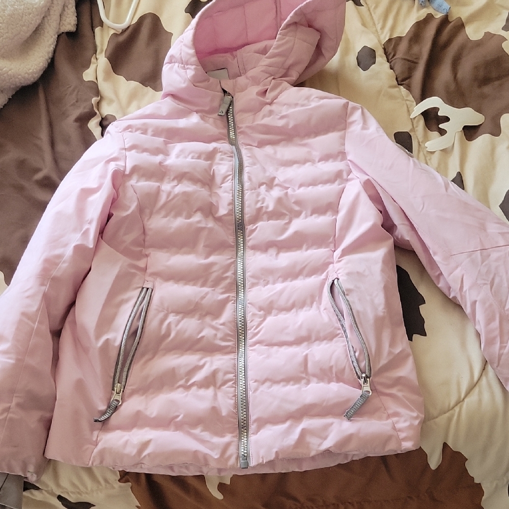 Gerry Weber Pink Hooded Kids Puffer Coat